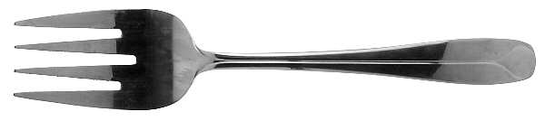 Medium Solid Cold Meat Serving Fork