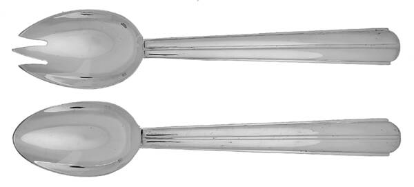 Chantaco (Silverplate) (2 Pc) Solid Salad Set