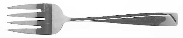 Portrait Medium Solid Cold Meat Serving Fork