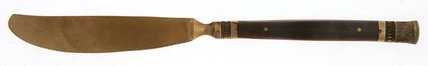 Rosewood (Bronze) Modern Solid Knife