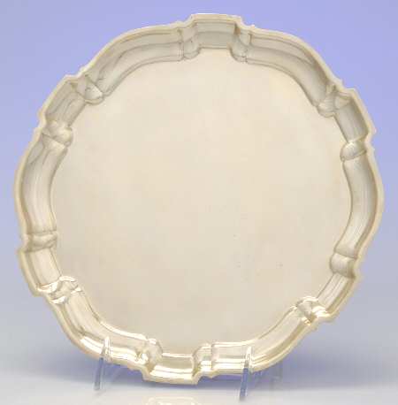 Chippendale (Sterling, Hollowware) 9" Round Tray