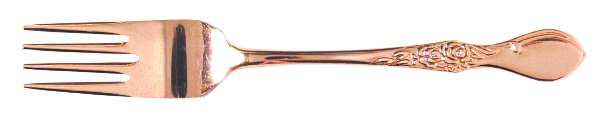 San Remo (Gold Electroplate) Individual Salad Fork