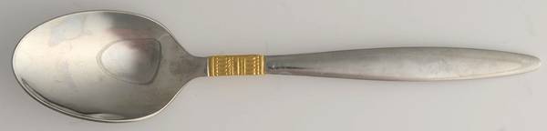 Golden Madrid (Stainless, Gold Accent) Teaspoon
