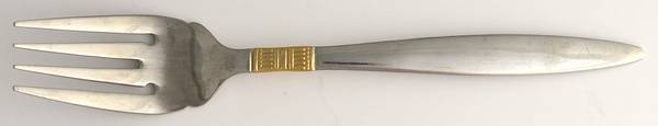 Golden Madrid (Stainless, Gold Accent) Individual Salad Fork
