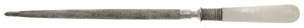 Flatware (Plated Bolster) Large Roast Steel Rod Knife Sharpener