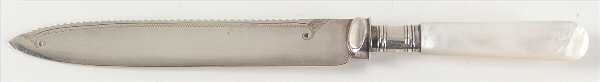 Flatware (Plated Bolster) Individual Fish Knife with Silverplate Blade