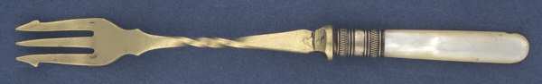 Flatware (Plated Bolster) Long Handle Pickle/Olive Fork