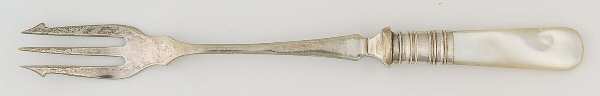 Flatware (Plated Bolster) Short Handle Pickle/Olive Fork