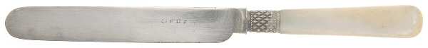 Flatware (Plated Bolster) Breakfast Knife with Silverplate Blade