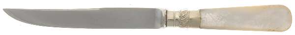 Flatware (Plated Bolster) Individual Fruit Knife with Stainless Blade
