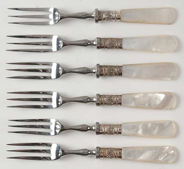 Flatware (Plated Bolster) (Set of 6) Individual Berry Forks