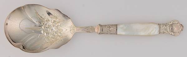 Flatware (Plated Bolster) Solid Smooth Casserole Spoon