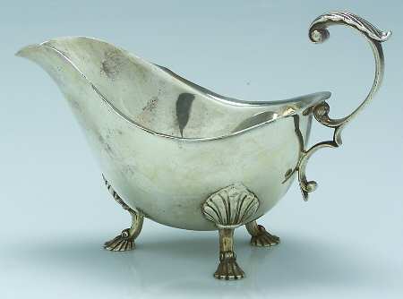 Georgian (Sterling, Hollowware) Sterling Gravy Boat