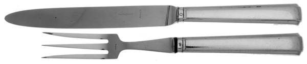 Papyrus (Sterling) Small Stainless Blade 2-Piece Steak Carving Set