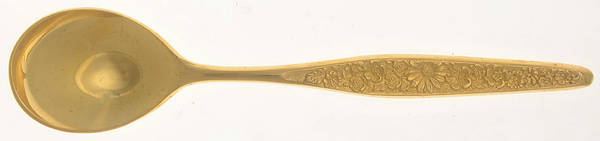 Golden Marguerite (Gold Electroplate) Sugar Spoon