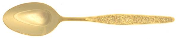 Golden Marguerite (Gold Electroplate) Place/Oval Soup Spoon