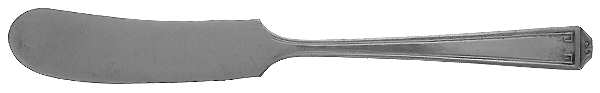 PPP1 (SILVERPLATE) Flat Handle Butter Spreader