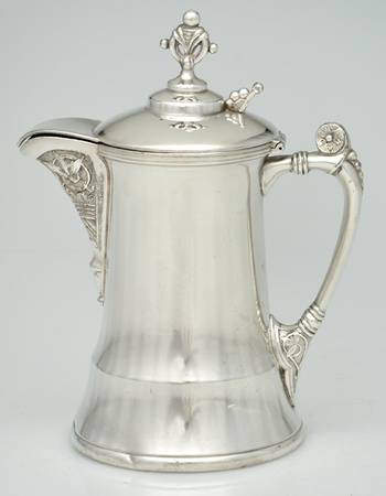 Silverplate Hollowware Creamer & Hinged Lid