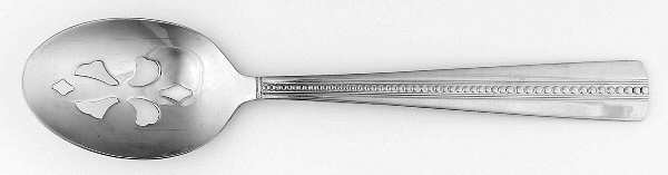 Strand (Stainless) Pierced Tablespoon (Serving Spoon)