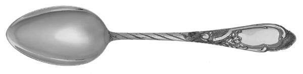 P7R1 (Silverplate) Large Solid Serving Spoon