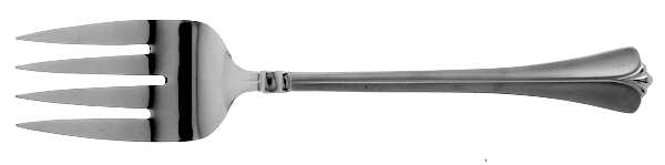 Satin Wentworth (Stainless) Medium Solid Cold Meat Serving Fork