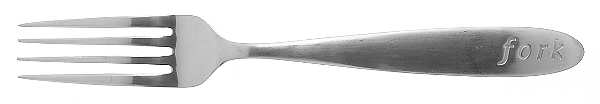Print (Stainless) Fork