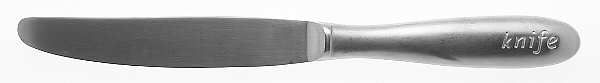 Print (Stainless) Modern Hollow Knife