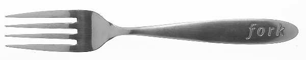 Print (Stainless) Individual Salad Fork