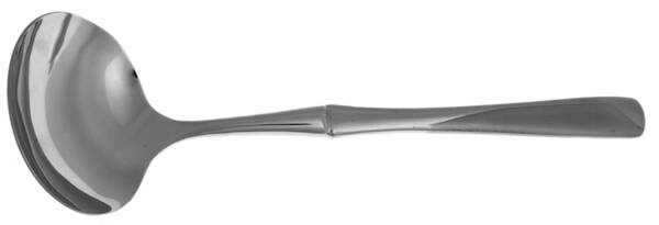 Satin Newtown (Stainless) Gravy Ladle with No Spout Stainless Bowl HC