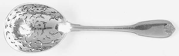 Sevigne (Sterling, Old) Pierced Bowl Short Handle Olive Spoon