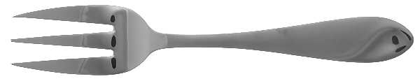 Sand & Seas (Stainless) Medium Solid Cold Meat Serving Fork