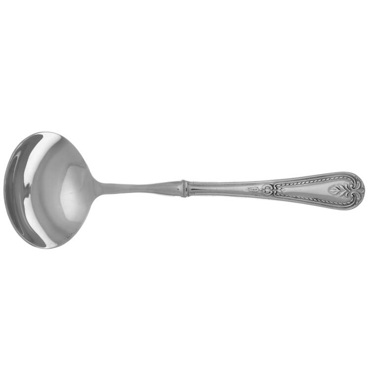 Abigail (Stainless) Gravy Ladle with No Spout Stainless Bowl HC