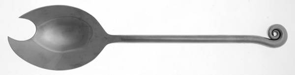 PBN17 (Stainless) Oversize Solid Salad Serving Fork
