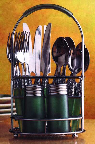 Retro-Green (Stainless-Plastic) by Pfaltzgraff
