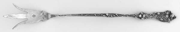 Poppy (Sterling, 1908) Large Lettuce Serving Fork