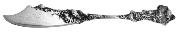 Poppy (Sterling, 1908) Flat Handle Master Butter Knife