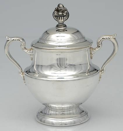 1030 (Silverplate, Hollowware) Sugar Bowl & Lid