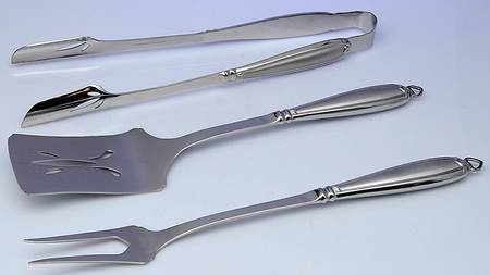 Barrington (Stainless) (3 Pc) Barbeque Untensil Set (BART,BASEF,BASPA)
