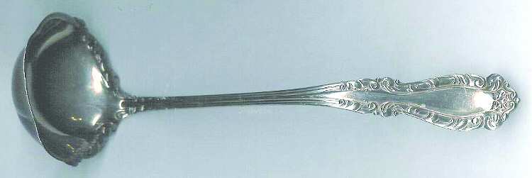 Fleur De Lis (Silverplate) Solid Gravy Ladle