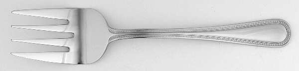 Pearl (Stainless) Medium Solid Cold Meat Serving Fork by Pfaltzgraff