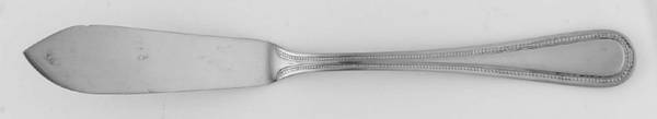Pearl (Stainless) Flat Handle Master Butter Knife