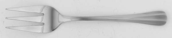 Small Solid Cold Meat Serving Fork