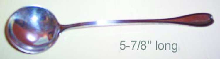PBM6 (Silverplate) Large Chocolate Spoon