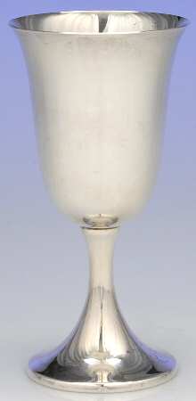 4 (Sterling, Hollowware) Water Goblet