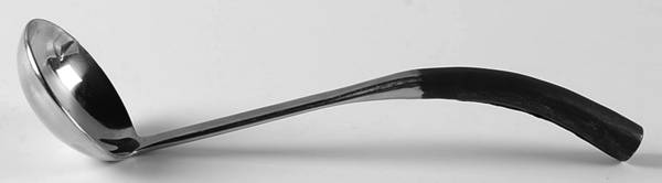 PWF1 (Stainless) Large Gravy Ladle, Solid Piece