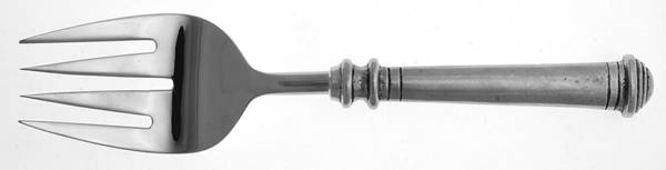 Pewter (Pewter) Solid Serving Fork