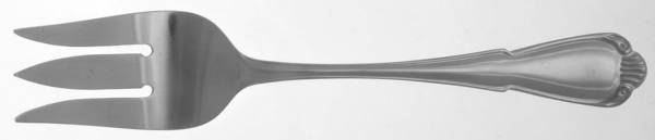 PFF21 (Stainless) Large Solid Cold Meat Serving Fork by Pfaltzgraff