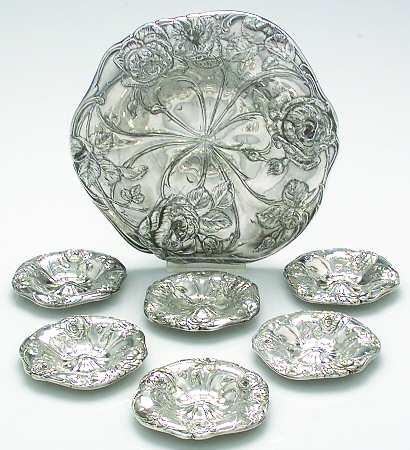 6646 (Silverplate, Hollowware) Nut Dish (Set of 7)