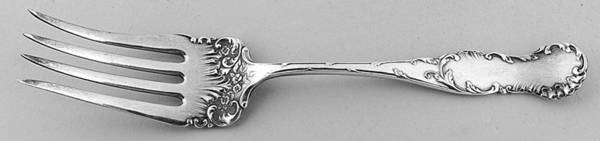 PAIRPOINT ONE (SILVERPLATE) Large Chipped Beef Fork