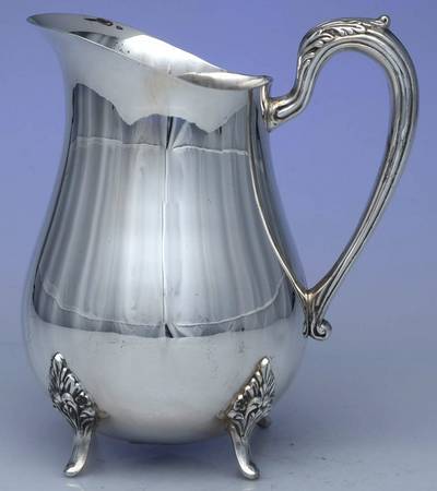Silverplate Hollowware Silverplate Water Pitcher